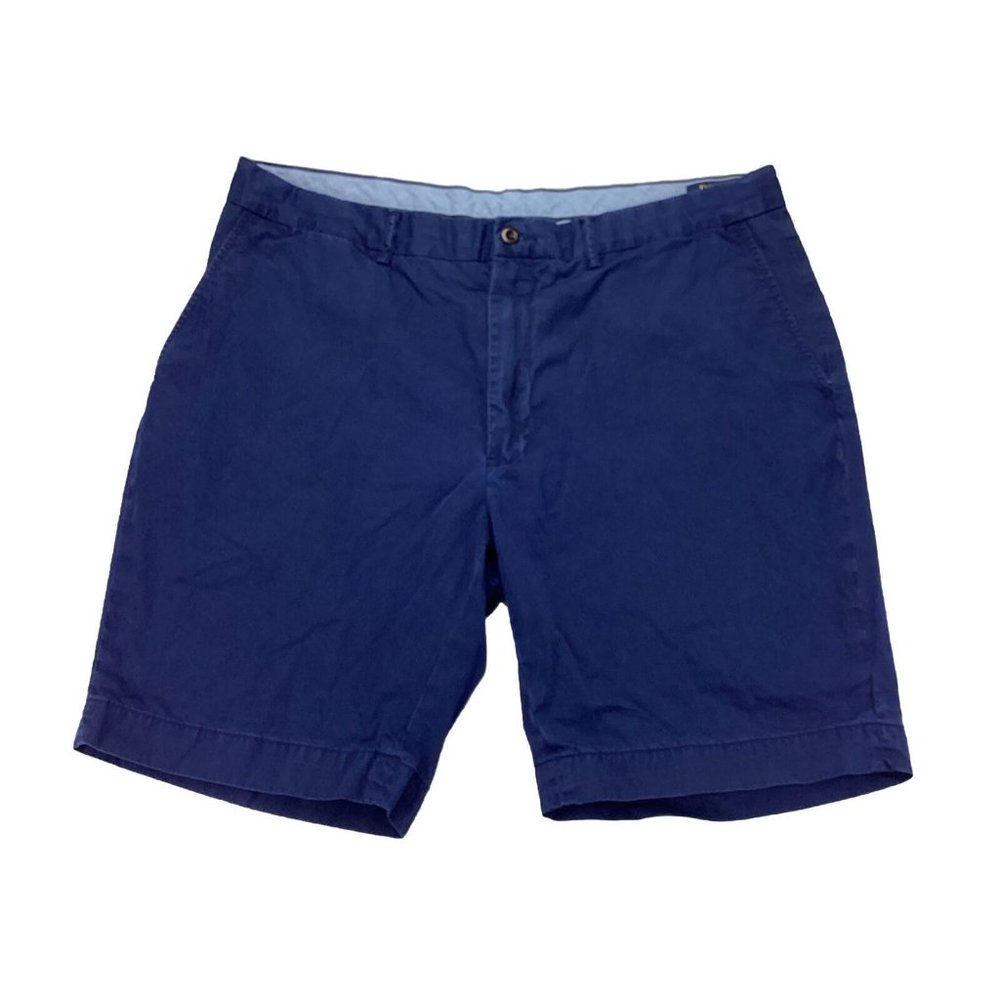Polo Ralph Lauren Classic Fit Men's Chino Shorts Size 38 Blue Flat Front